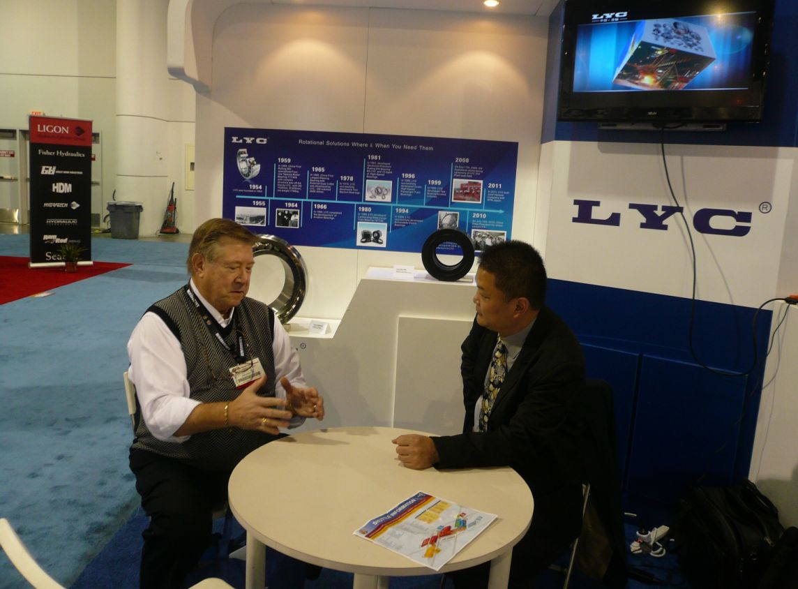 LYC attended the International Power Transmission Exhibition (IFPE 2011) in Las